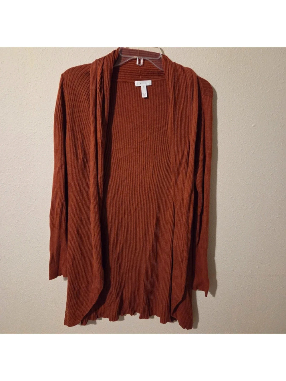 Leith burnt orange fall cardigan